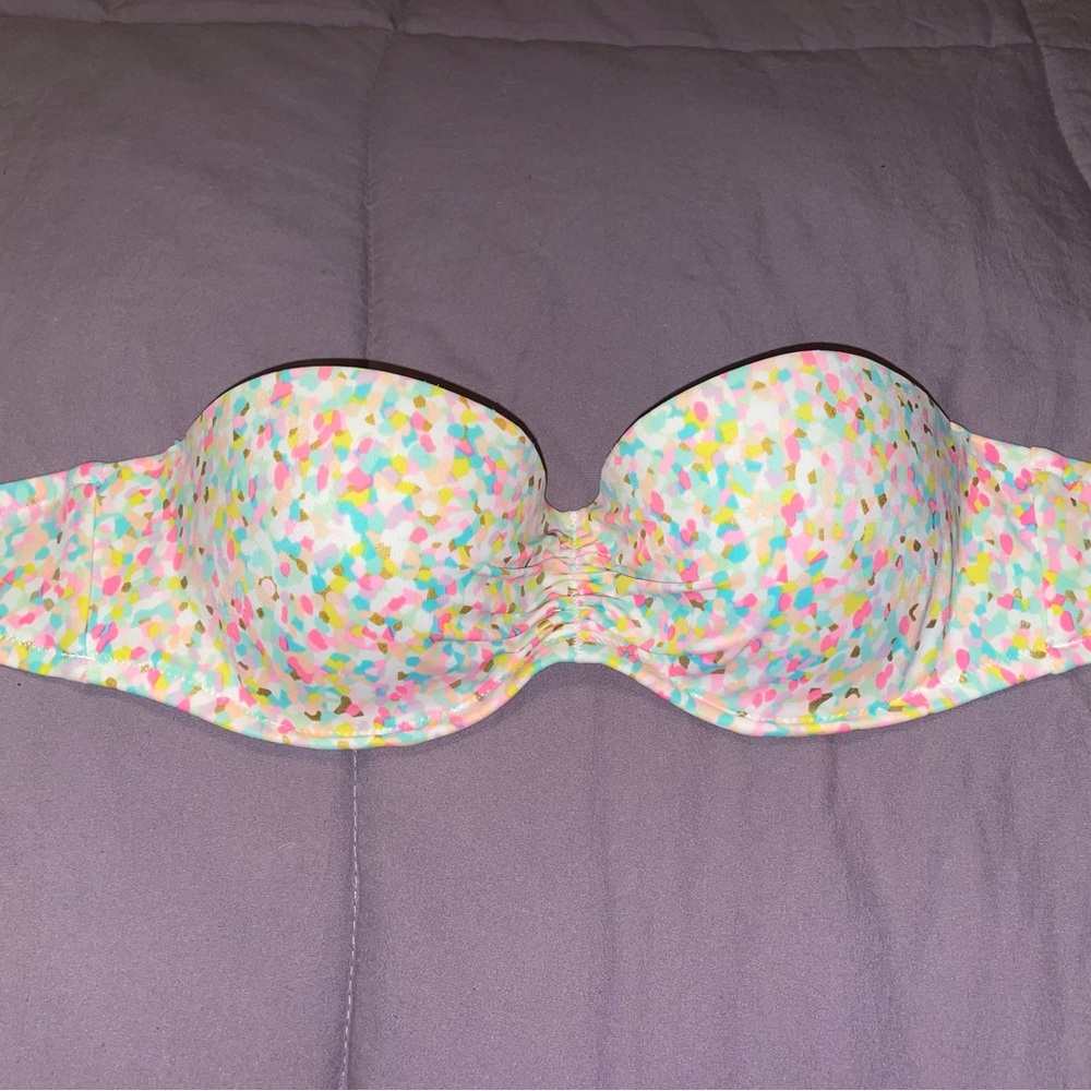 Victorias secret PINK strapless bikini top